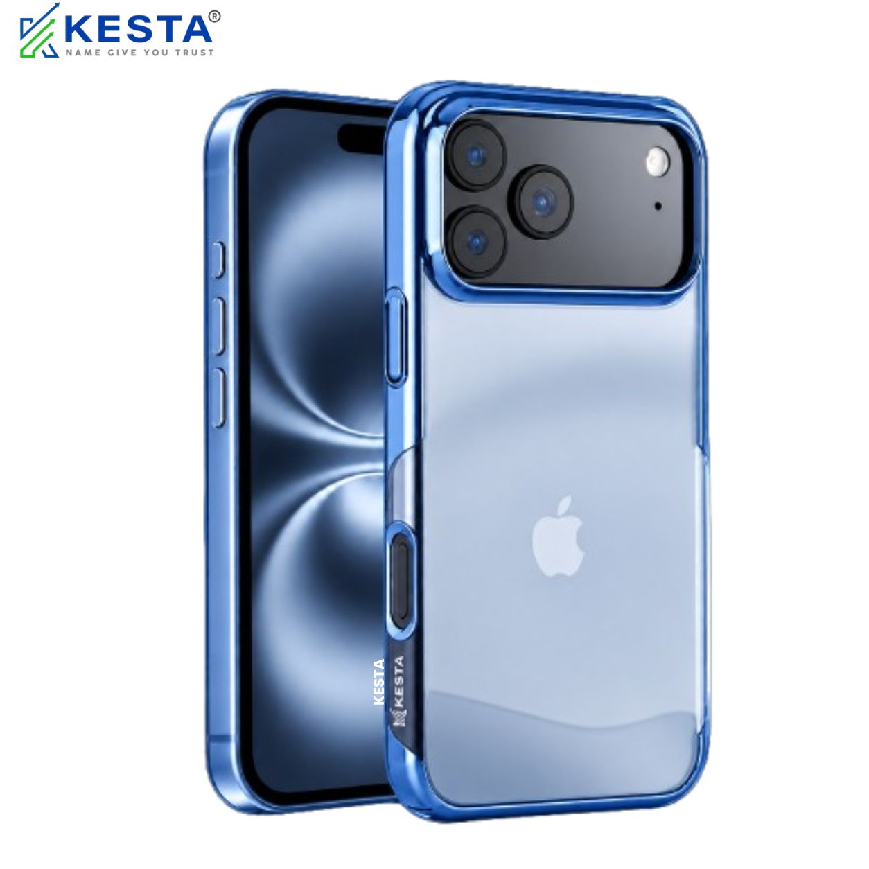 iPhone 18 Pro Cover – Transparent Seria Blue | Original Look. Enhanced Protection.